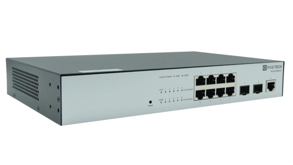 L2 darajadagi boshqariladigan kommutator PXT-S2780G-8T