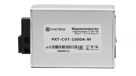 Mediakonverter 10/100/1000Base-T / 100/1000Base-FX, Tx/Rx: 1310/1550 nm