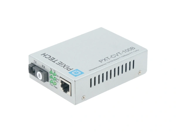 Mediakonverter 10/100-Base-T / 100Base-FX, Tx/Rx: 1550/1310 nm