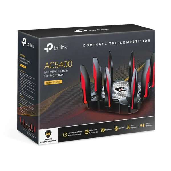 O'yin routeri TP-Link Archer C5400X