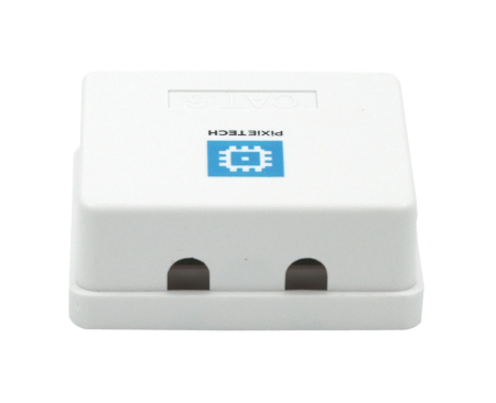 Розетка накладная PXT, CAT6 UTP RJ-45, 2 порта
