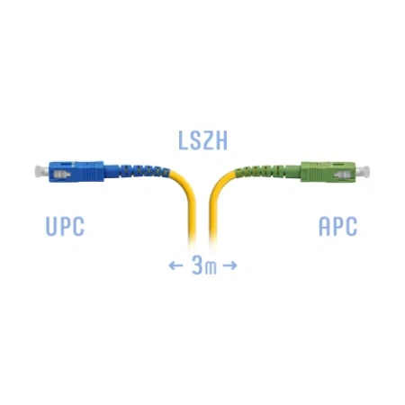 Optik patchcord SC/UPC-SC/APC SM 3 metr