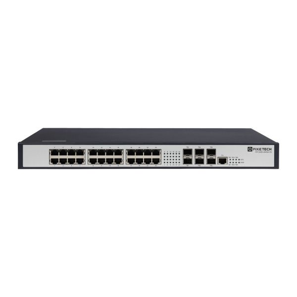L3 darajali boshqariladigan PoE kommutator PXT-S2950-24MG6X-POE