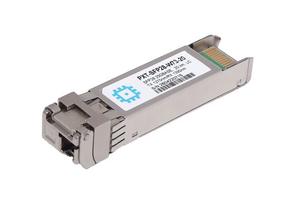 Модуль SFP28 WDM, 25GBASE, разъем LC, дальность до 20 км, 1270 нм