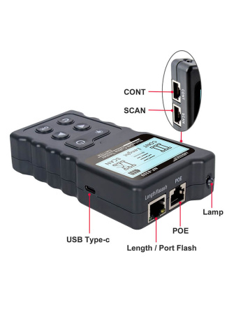Многофункциональный кабельный тестер Noyafa NF-8209