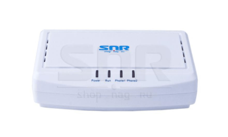 VoIP shlyuzi SNR, 2 ta FXS, 2 ta RJ45, 2 ta SIP hisobi