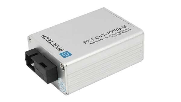 Mediakonverter 10/100/1000Base-T / 100/1000Base-FX, Tx/Rx: 1550/1310 nm