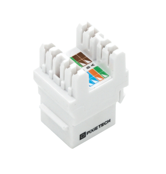 Модуль Keystone Jack Pixietech, Cat.5E, горизонтальная заделка