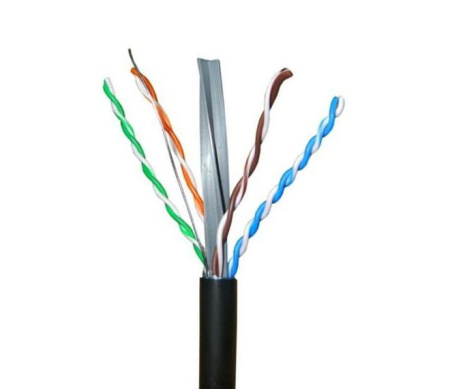 Кабель витая пара UTP, 4 пары Cat.6, outdoor
