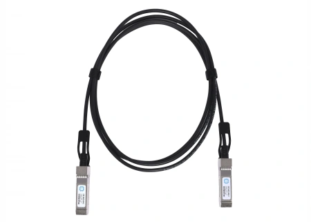SFP+ Direct Attached Cable (DAC) moduli, uzatish masofasi 2 m gacha.