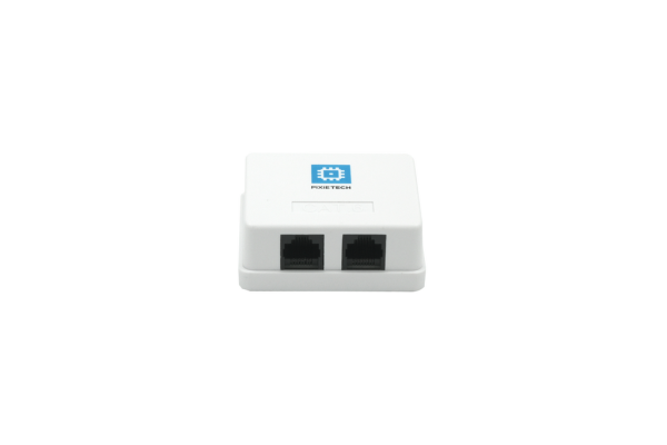PXT tashqi rozetka, CAT6 UTP RJ-45, 2 portli