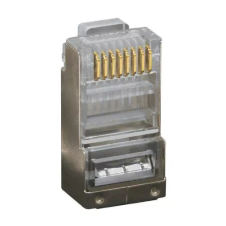 Коннектор RJ-45s cat.5e экранированный