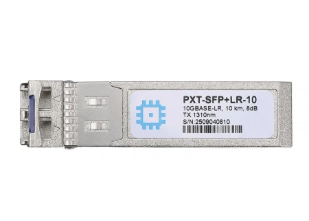 SFP+ 10G moduli, LC Duplex ulagichi, uzatish masofasi 10 km gacha (8 dB), 1310 nm.