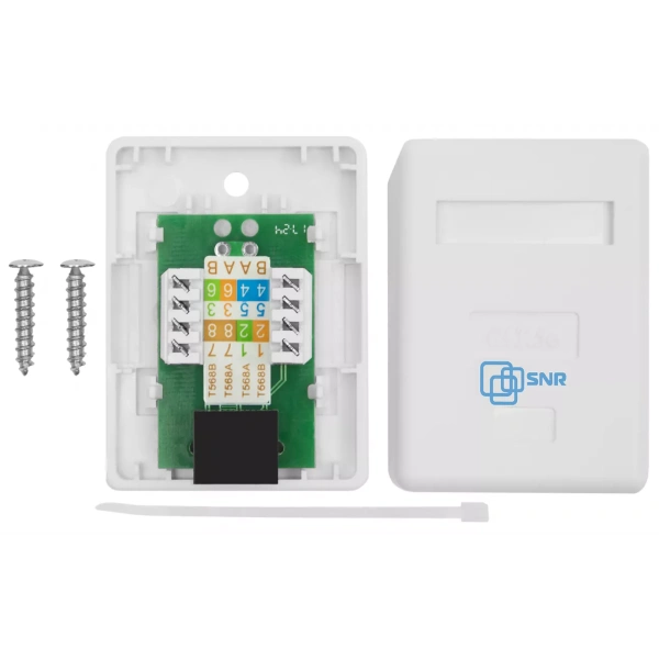 Pixietech tashqi rozetka, CAT5e UTP RJ-45, 1 port