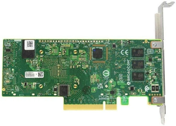 Контроллер RAID 9560-8i, 12Gb/s SGL PCIe 4.0 x8 LP, SAS/SATA/NVMe