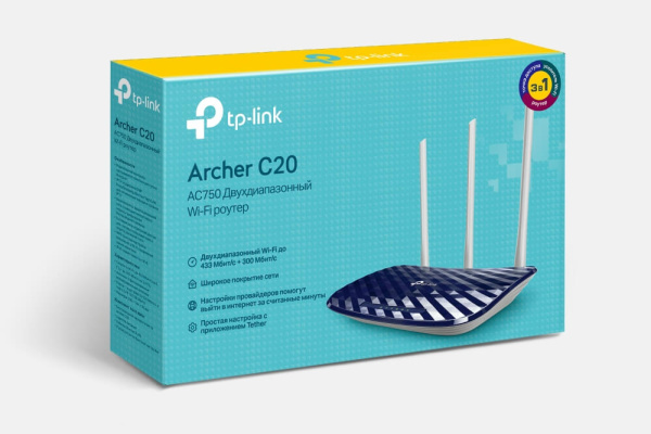 Wi-Fi роутер TP-LINK Archer C20 V5