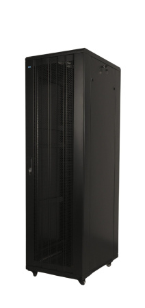 Polga o'rnatiladigan shkaf 42U 600*800*2000 mm, perforatsiyalangan eshik