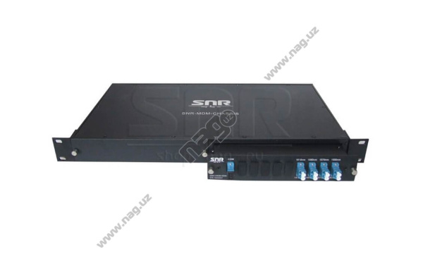 Bir tola li 4 kanalli CWDM multiplektor (trx:1610-1550, 1470-1530)