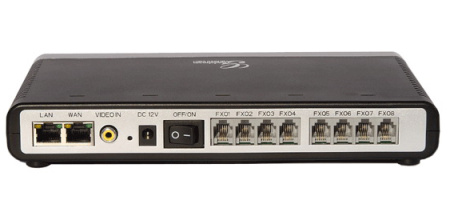 Grandstream GXW4108 FXO - VoIP шлюз, VoIP GATEWAY