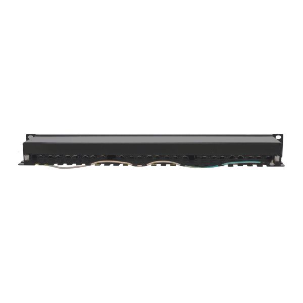 Pixietech ekranlangan kommutatsion panel, 19" 1U, 24 port, Cat.6a