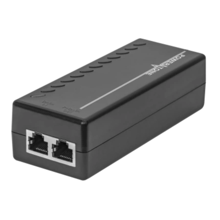 Boshqarilmaydigan PoE injektor PI-154-1A, 1×10/100/1000BASE-T 802.3af, PoE byudjeti 18 Vt