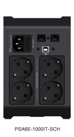 ИБП Vertiv PowerUPS 200 Essential PSA6E-1000IT-SCH, 1000VA