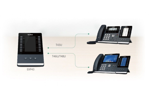 Модуль расширения для IP-телефона Yealink EXP43