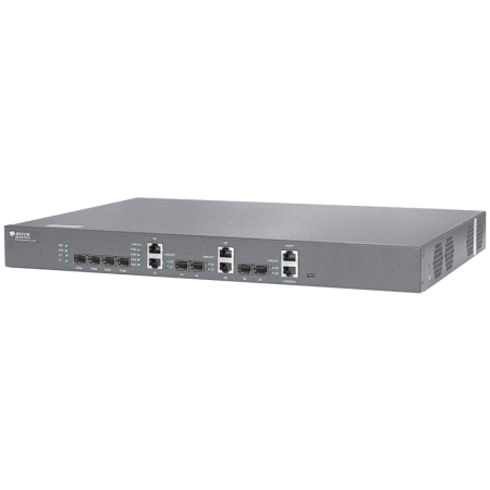 OLT BDCOM 3310 4 ta GEPON (SFP) portlari, 2 ta kombinatsiyalangan portlar, 2xSFP, 2xRJ-45, 2 ta AC quvvat manbai, FEC