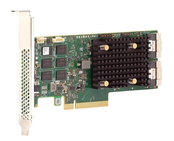 Контроллер RAID LSI 9560-16i, 12Gb/s SAS/SATA/NVMe 16-port int, cache 8Gb