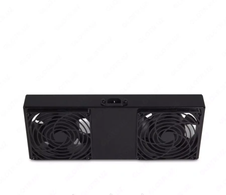 Pixietech devorga o'rnatiladigan shkaflar uchun ventilyator paneli, 2 ta ventilyator x 12 sm