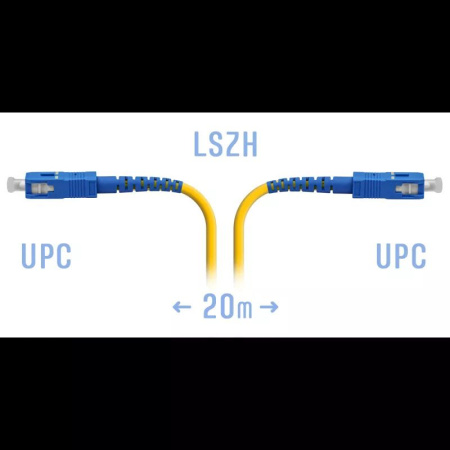 Optik patch-kord SC/UPC SM 20 metr