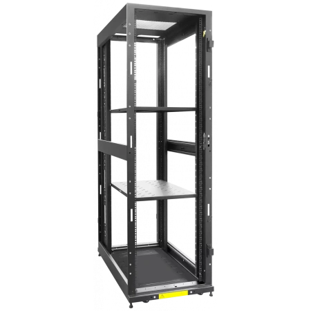Polga o'rnatiladigan shkaf 42U 600*800*2000 mm, perforatsiyalangan eshik