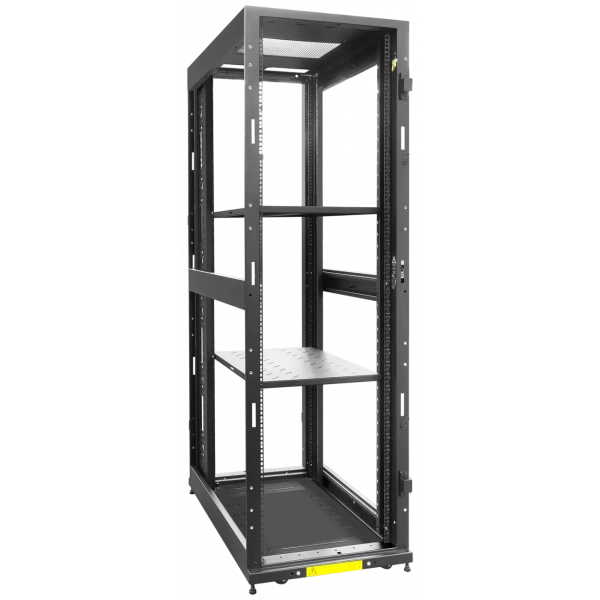 Polga o'rnatiladigan shkaf 42U 600*800*2000 mm, perforatsiyalangan eshik